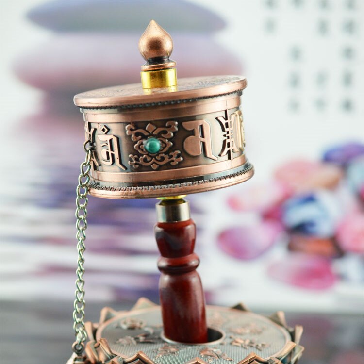 Moulin à prière<br> Népal Om Mani Padme Hum