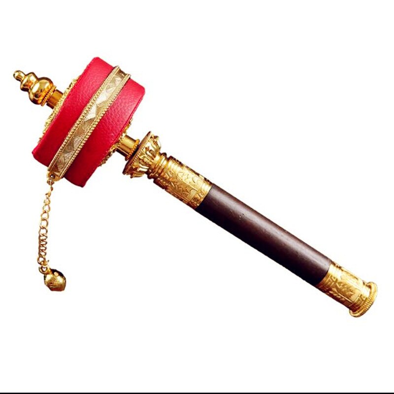 Prayer wheel in Tibet leather six syllables