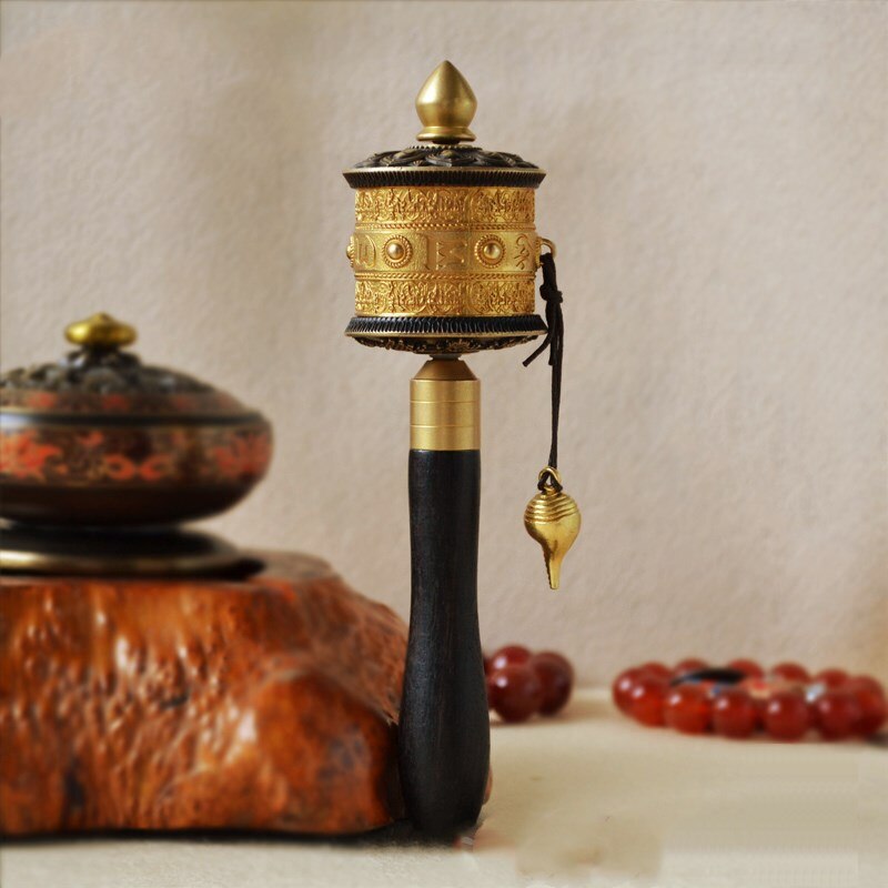 Prayer wheel <br> Buddhist copper 6 syllables