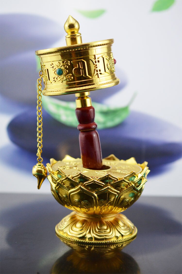 Moulin à prière<br> Népal Om Mani Padme Hum