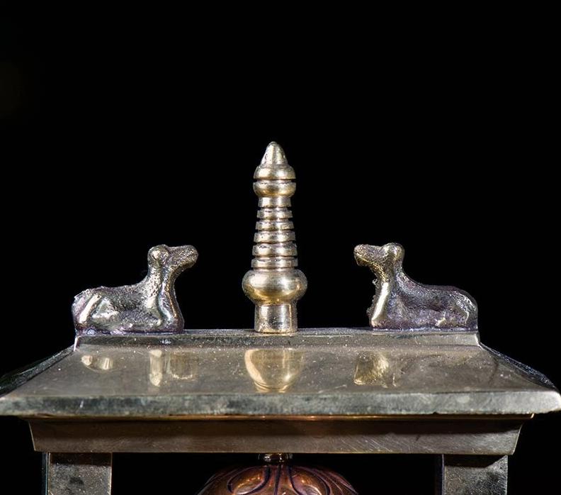 Moulin à prière<br> Tibet plaqué Bronze