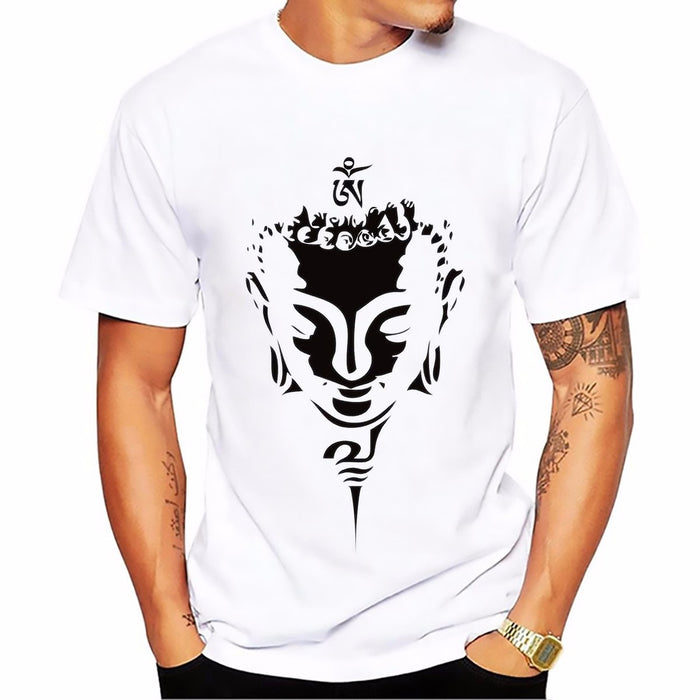 T-shirt Bouddha Homme<br> Visage du Bouddha - [variant_title]