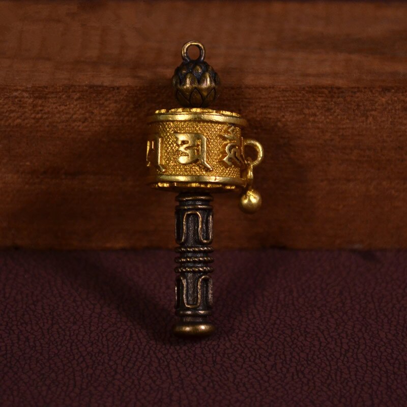 Prayer wheel <br> Buddhist pendant 6 syllables