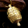 Prayer wheel <br> Buddhist copper pendant