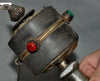 Prayer wheel <br> Buddhist silver leather