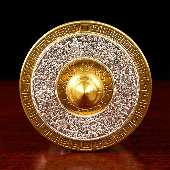 Prayer wheel <br> Six Syllables Golden copper