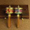 Prayer wheel <br> Buddhist 6 syllables colored