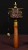 Prayer wheel <br> Esoteric Buddhist Tibet