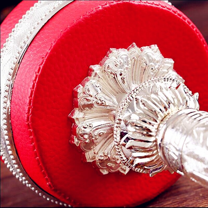 Prayer wheel in Tibet leather six syllables