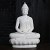 Statue Bouddha Sakyamuni blanc