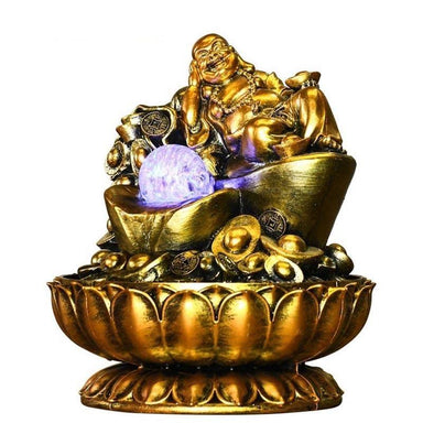 Fontaine Bouddha  doré