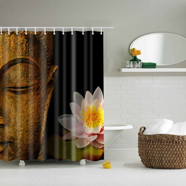 Buddha Shower Curtain Approaching