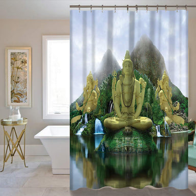 Buddha Shower Curtain <br> turtle