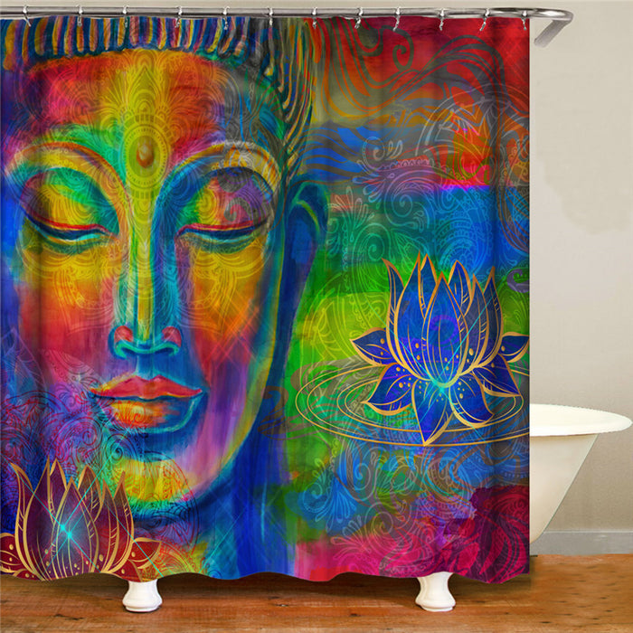 Buddha Shower Curtain <br> psychology