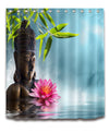 Buddha Bath Curtain by the shore