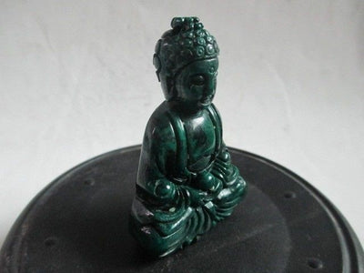 Statue Bouddha Fait à la main Jade Vert