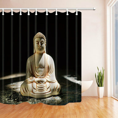 Buddha Shower Curtain <br> solid