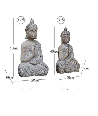 Statue Bouddha <br> jardin zen - [variant_title]