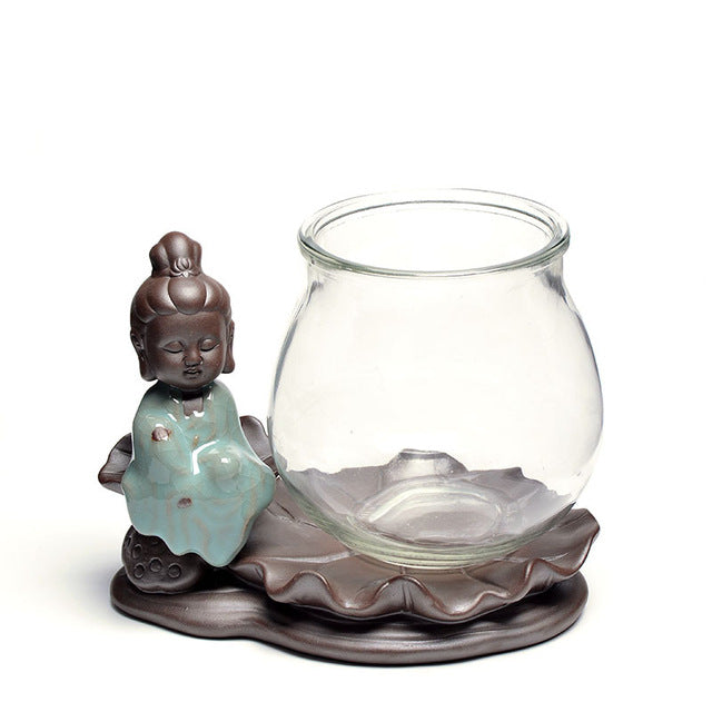 Pot de fleur Bouddha <br> Aquatique