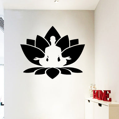 Sticker Bouddha <br> Noir et Blanc