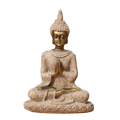 Statue Bouddha Prière Miniature