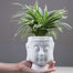 Ceramic Flower Pot Buddha Vase Desktop Adornment Creative Ceramics Buddha Vase Ornament Seedsplants Plant Pot Without Plant