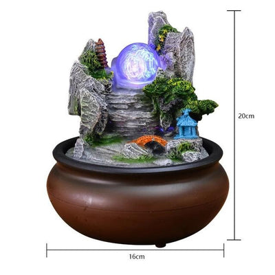 LED Buddha fountain