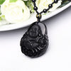 Buddha Pendant <br> Obsidian Wealth