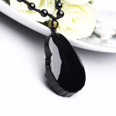 Pendentif Bouddha <br> Richesse Obsidienne