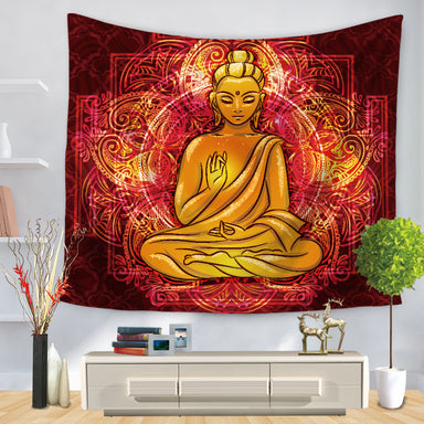 Buddha hanging and zen meditation