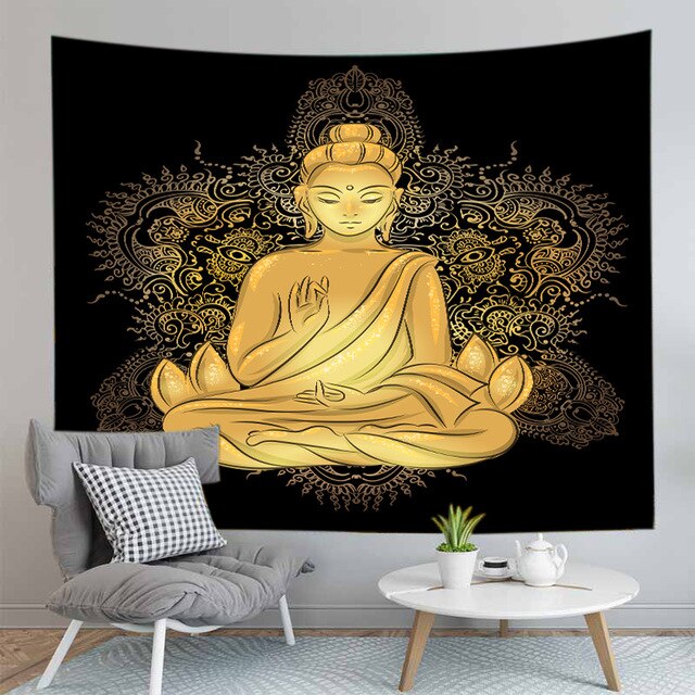 Buddha hanging in zenitude