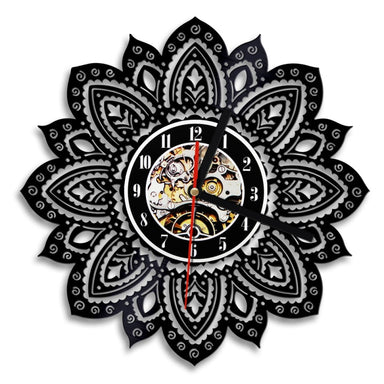 Horloge Bouddha <br> Mandala
