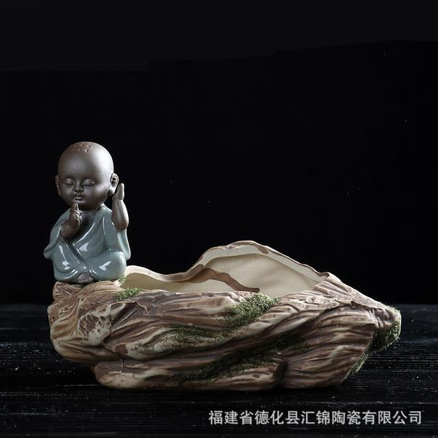 Pot de fleur Bouddha <br> Jardin