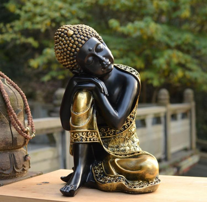 Statue Bouddha Hindou Or
