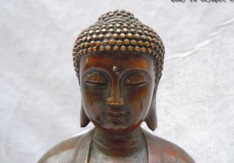 Buddha statue in reinforced bronze