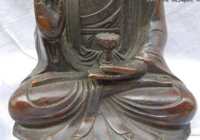 Buddha statue in reinforced bronze