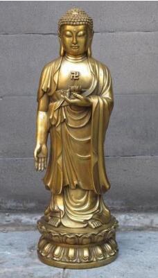 Statue Bouddha de la sagesse dorée