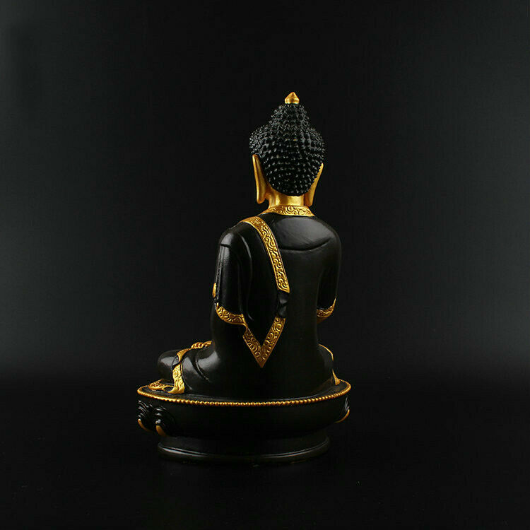 Statue Bouddha Résine Dorée