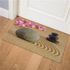 Tapis Bouddha <br> fleur solitaire