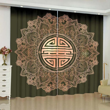 Buddha curtain <br> symbol