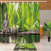 Bamboo Buddha Shower Curtain