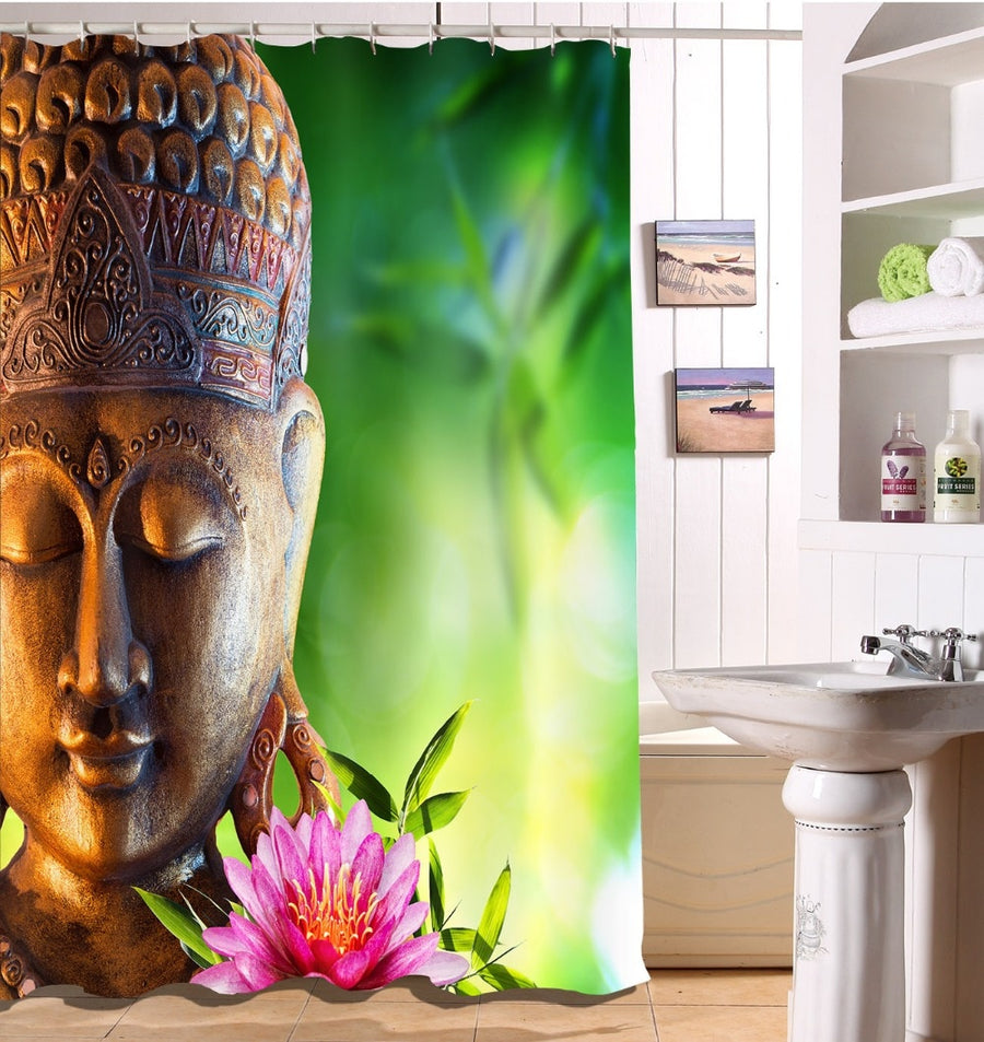 Wisdom Buddha Shower Curtain