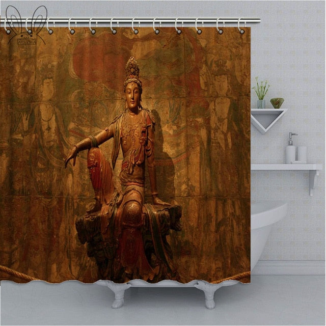 Conqueror Buddha Shower Curtain