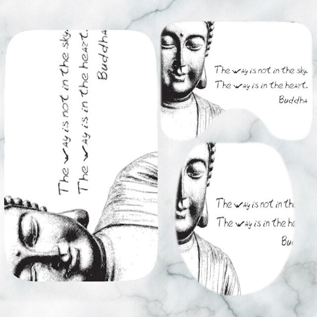 Tapis bouddha <br> symbolique