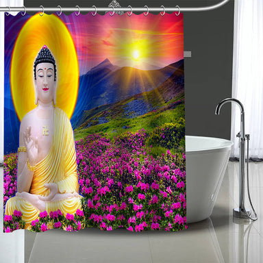 Buddha <br> Fields Shower Curtain