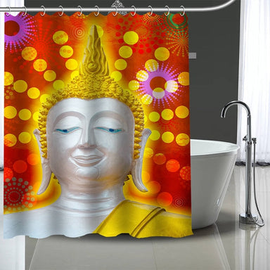 Thoughtful Buddha Shower Curtain