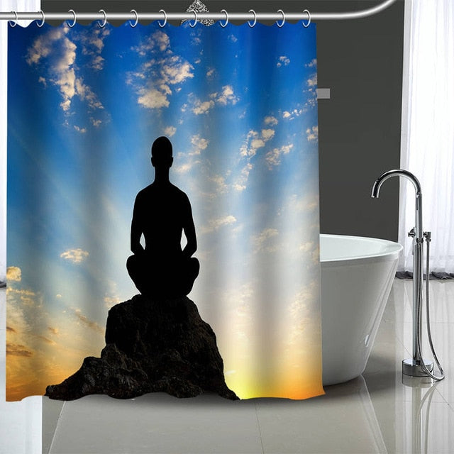 Buddha Shower Curtain of Presence