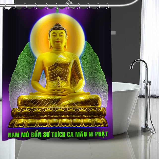 Virtue Buddha Shower Curtain