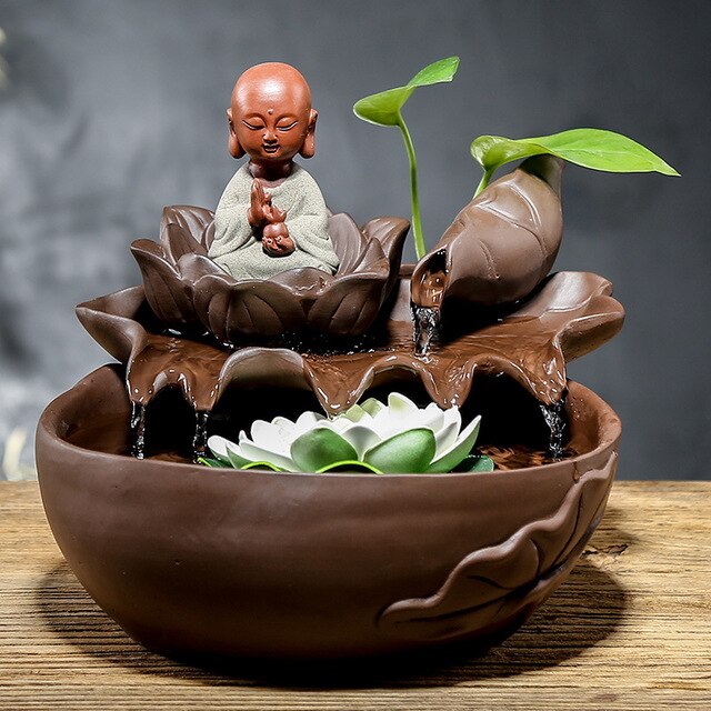 Ceramic Buddha Fountain