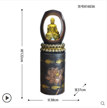 Buddha Fountain <br> Runoff